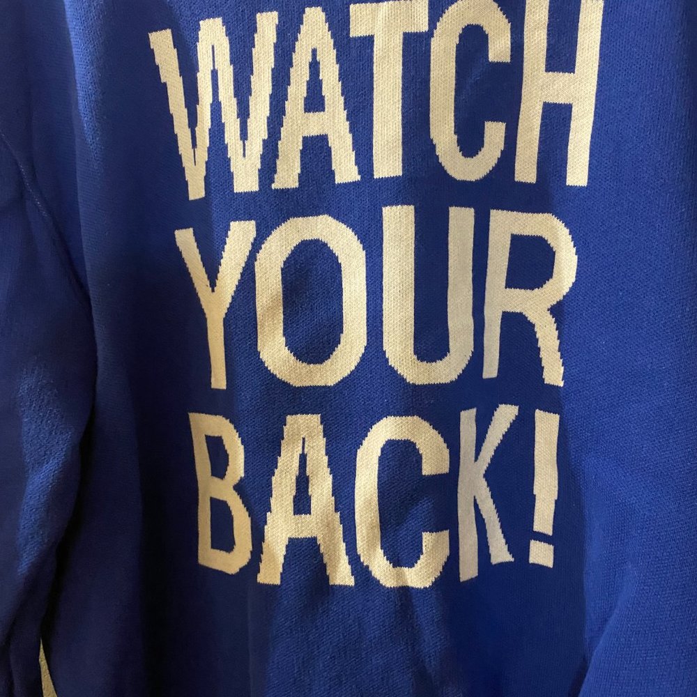 FTP SWEATER SIZE XL ROYAL BLUE NEW - Picture 4 of 9